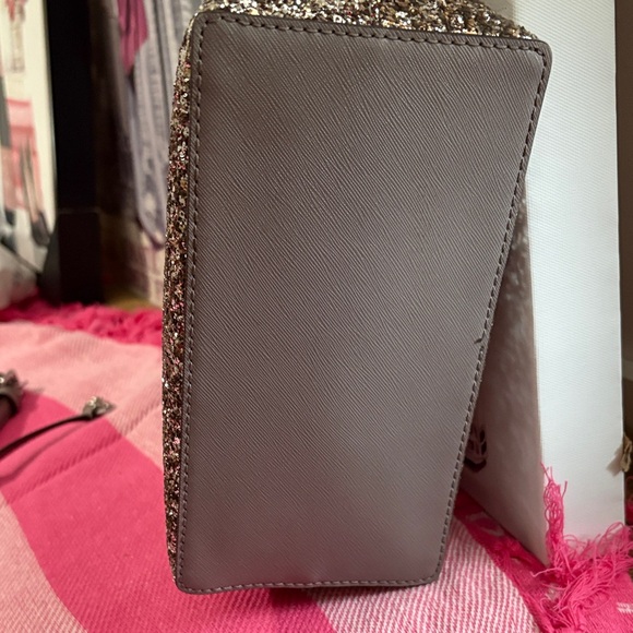 Kate Spade Taupe and Sparkle Tote - Picture 4 of 12